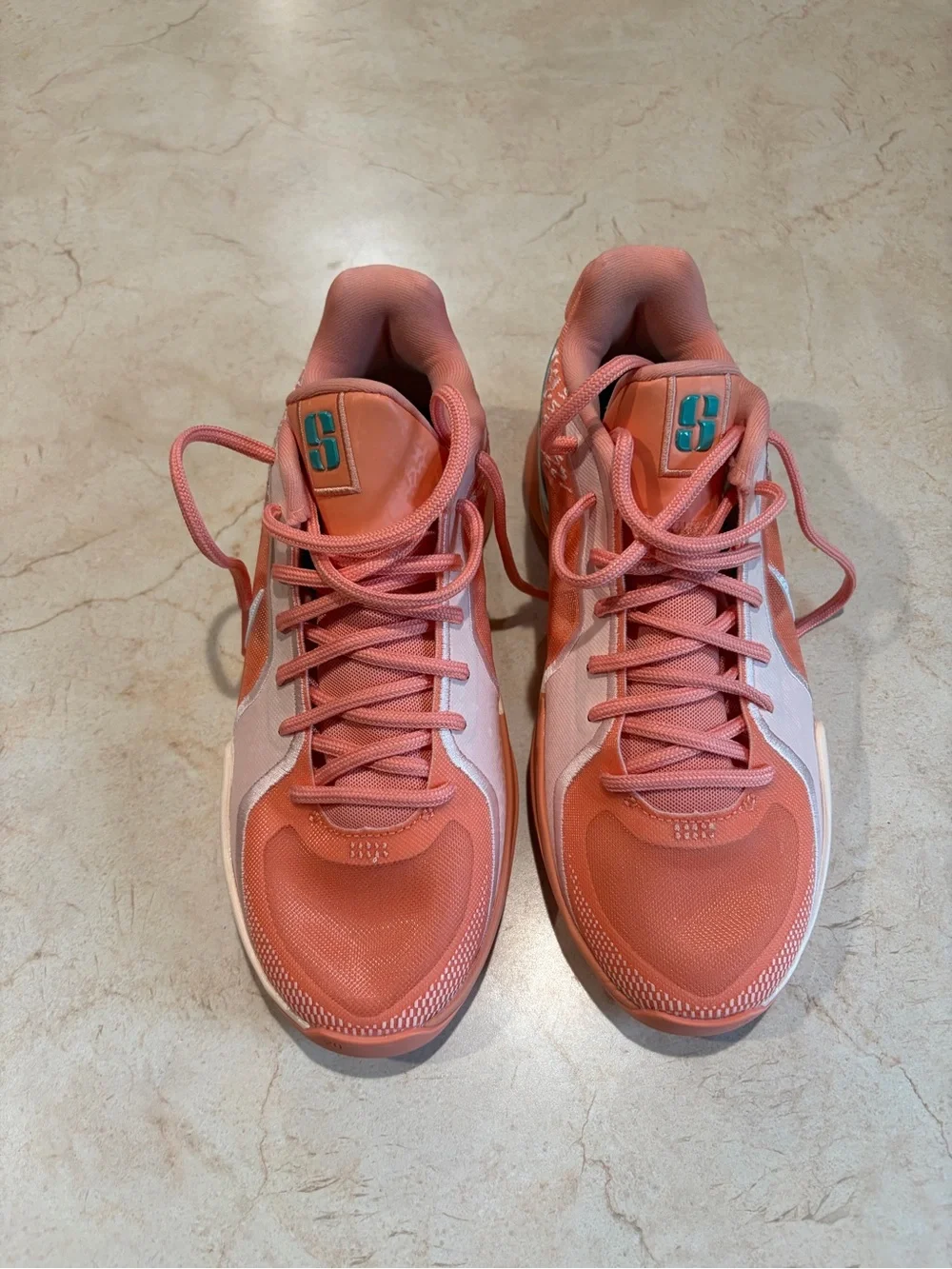 Women's Basketball Shoes- Apricot color